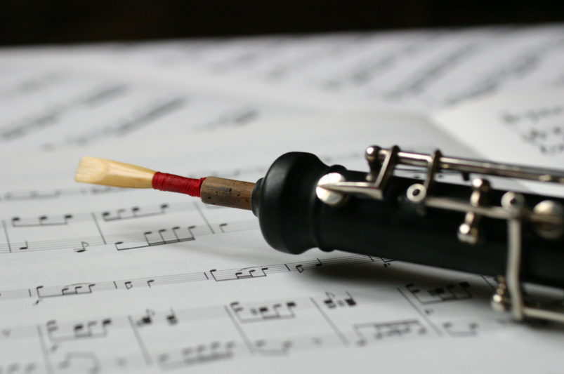 Oboe and music